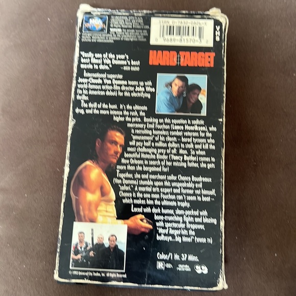 Hard Target [VHS] cassette tape movie with Jean-Claude Van Damme - Picture 2 of 16